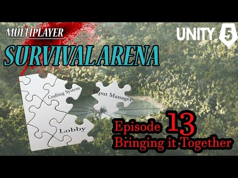 Making a Multiplayer Survival Arena (Ep13) "Bringing It Together" - Unity Unet Tutorial