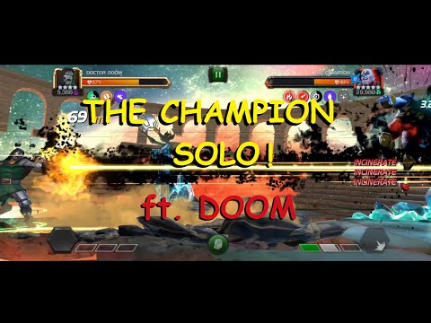 How to defeat convention clash The Champion boss  (Tips & Tricks) - Marvel Contest of Champions
