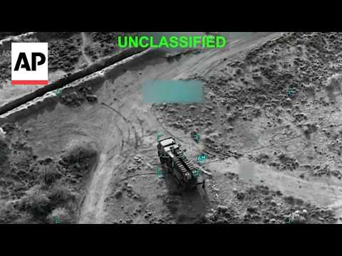 US military releases videos said to show strikes on Iran being launched