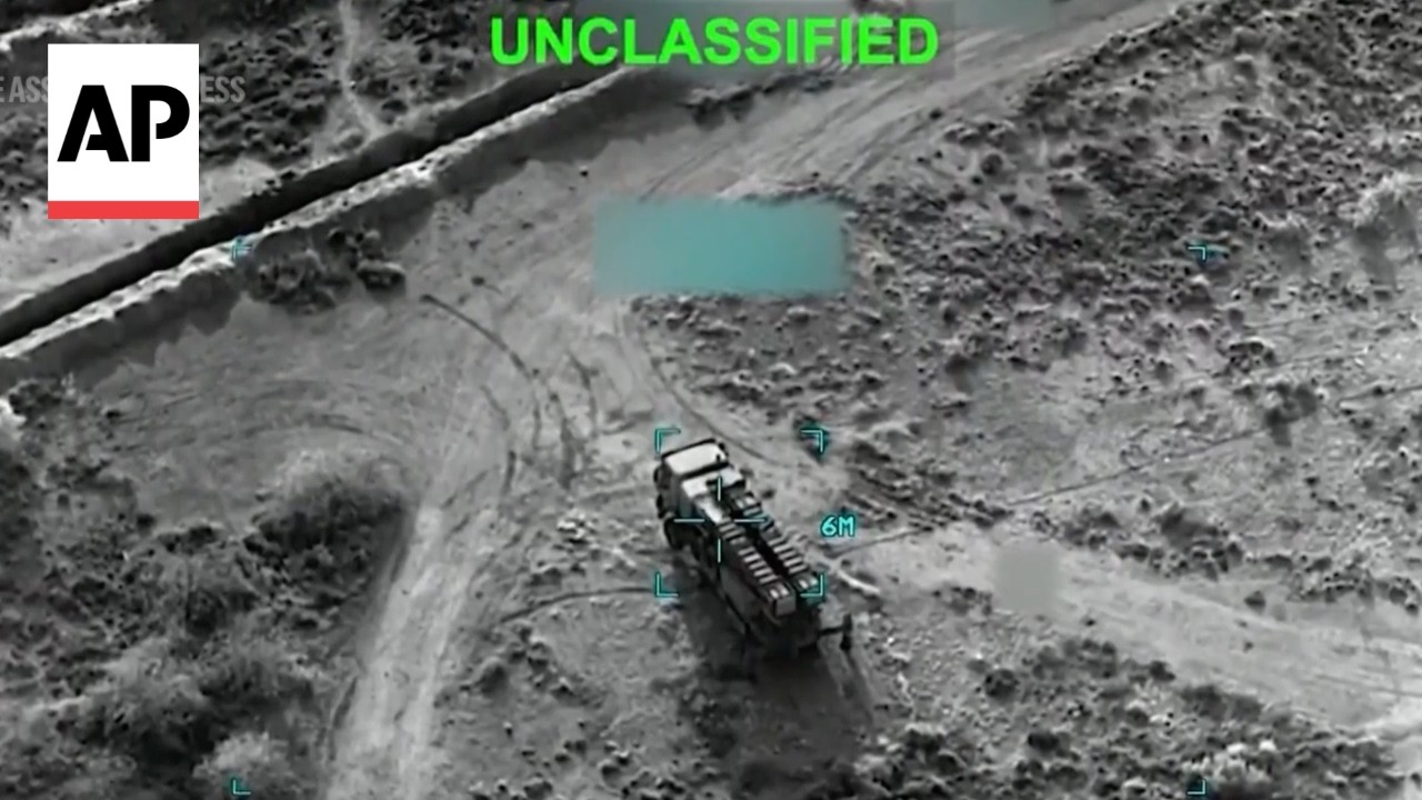 US military releases videos said to show strikes being launched on Iran