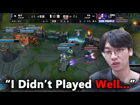 [ENG] T1 Doran Reacts to His Misplays at Worlds Finals vs KT