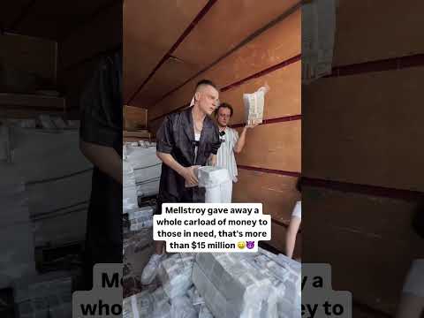 Russian Streamer Gave Away Whole Carload Of Money🔥☠ | Mellstroy