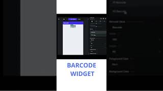 FLUTTERFLOW BARCODE WIDGET #flutterflow #videotutorial #shorts #barcode