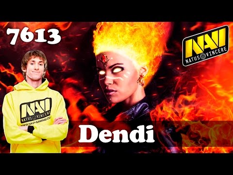 Dendi Lina Fire King | 7613 MMR Dota 2
