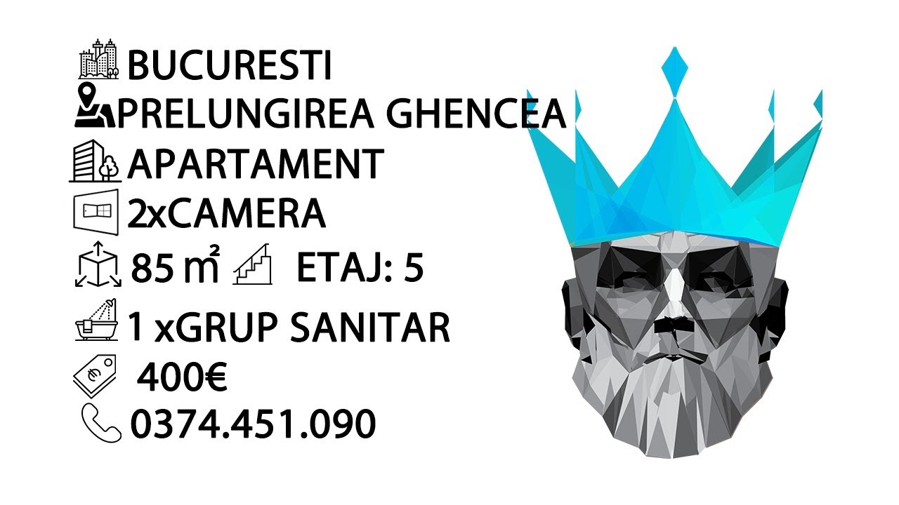 Tur video Prelungirea Ghencea | 2 Camere 85mp | 2 Terase | Centrala Proprie 