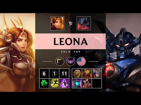 Leona Top vs Aatrox - NA Master Patch 25.14