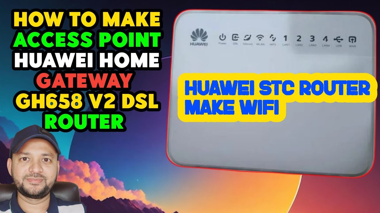 make your old router to accespoint HUAWEI GATEWAY GH658 V2 HOW TO SETUP
