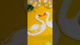 Saraswati puja special craft | Swan making with paper  | Basant Panchami decoration idea paper Swan