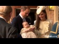 Prince George arrives for christening at St Jamess.