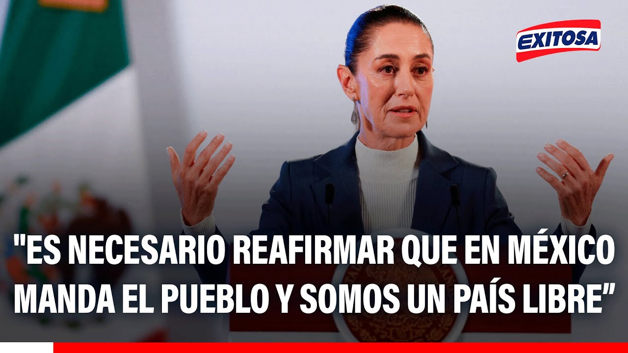 🔴🔵 Claudia Sheinbaum rechaza intervención de EE.UU. en Venezuela: "Cooperación sí, subordinación no"