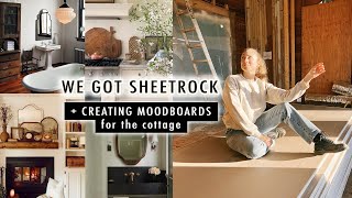 WE GOT SHEETROCK + Creating Decor MOODBOARDS For Our Home | XO, MaCenna