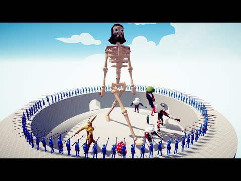 Giant Faction vs All Factions Tabs - Totally Accurate Battle Simulator