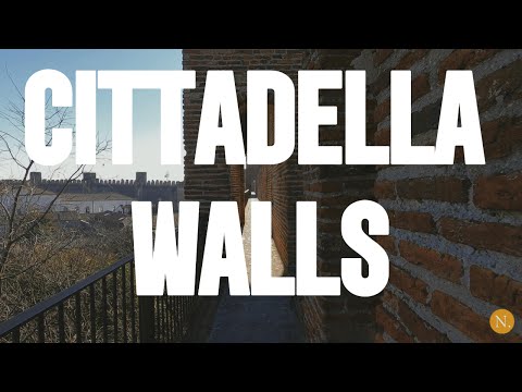 CITTADELLA MEDIEVAL WALLS | ITALY WALKING | 4K