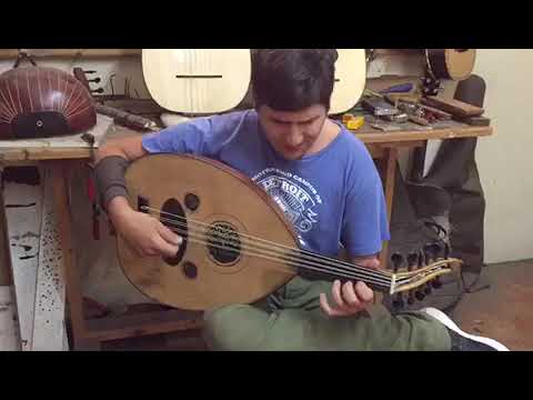 Emmanouel Venios oud ( Manol usta) greek oudmaker of Istanbul 1908 played by ILIAS