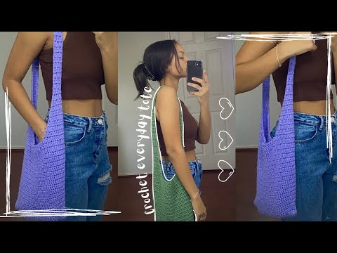 how to: crochet everyday tote bag