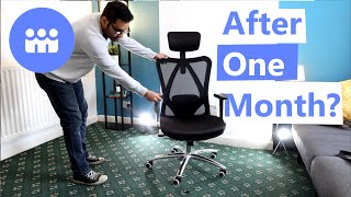 One month later with the SIHOO Ergonomic Adjustable M57 Office Chair - Review