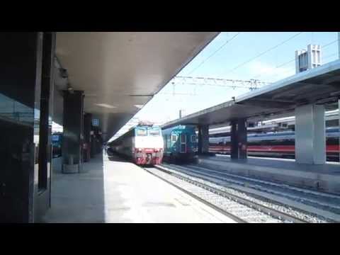 E444.056 in partenza con l' IC 551 Roma Termini - Reggio Calabria Centrale