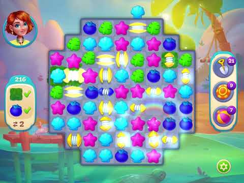 Hawaii Match-3 Mania Level 216 - No Booster - FULL STORY - CaroGamesNL