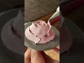 How to Pipe Whipped Cream Rose - Cake Decorating Tutorial #shorts