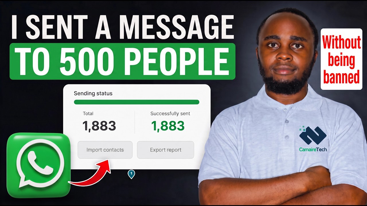 Comment Envoyer 500 à 1000 Messages WhatsApp Sans Être Banni (avec Geskap)