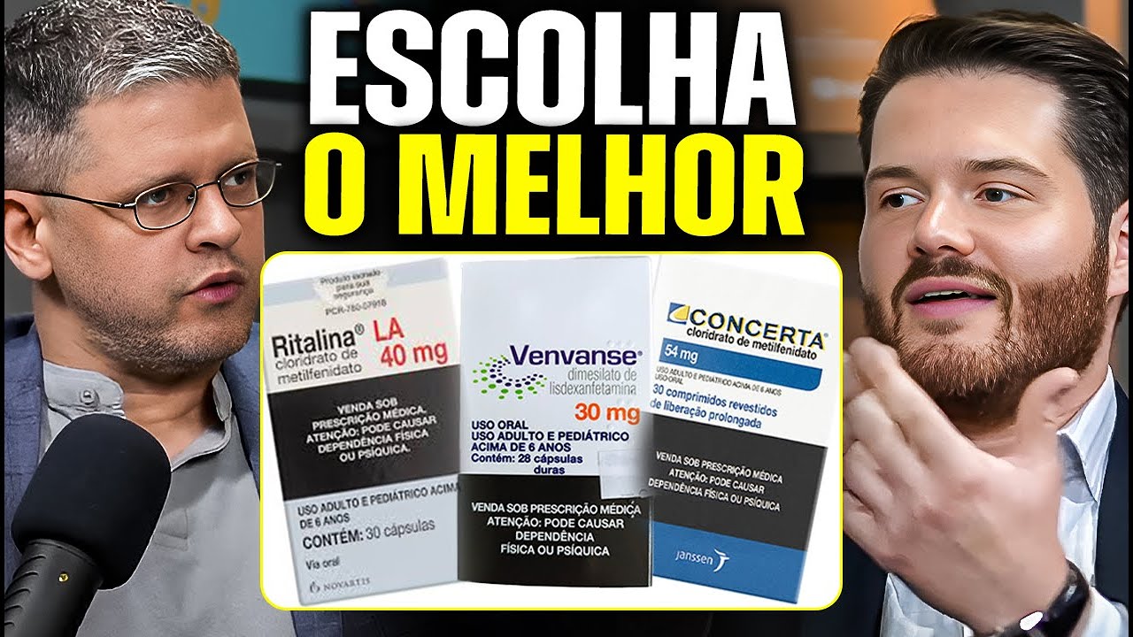 REMÉDIOS para TDAH: Ritalina, Venvanse e Concerta [QUAL ESCOLHER?]