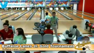 preview picture of video 'Buffaloe Lanes Jr. Gold Tournament Qualifying (March 8, 2014)'
