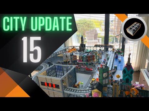 LEGO STADT MOC 2021 - Update 15: Stadtplanung und Strassen