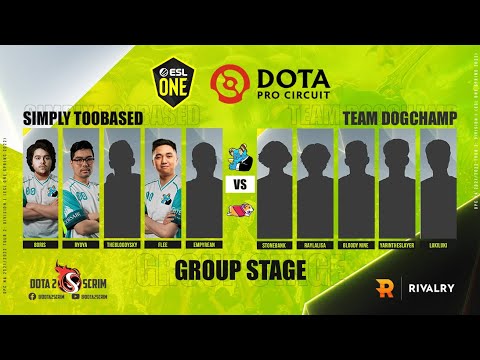 simply TOOBASED vs Team DogChamp - DPC NA 2021/22 Tour 2: Division I - Group Stage - B03