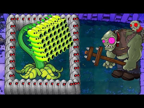 Plants vs Zombies Battlez | 99 Threepeater vs 999 Giga-Gargantuar