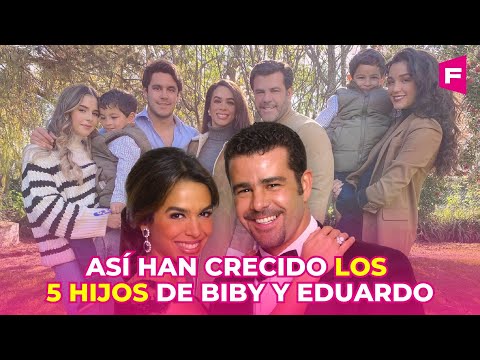 Los cinco hijos de Biby Gaytán y Eduardo Capetillo han impactado a todos: así han crecido
