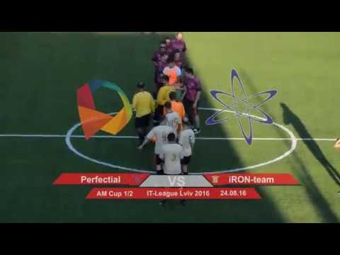 Perfectial 4 - 2 iRON-team (IT-League Lviv 2016, Amateur Cup 1/2 Highlights)
