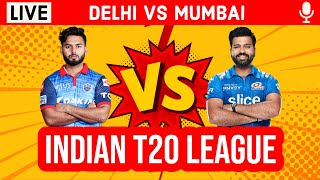 LIVE: Delhi Vs Mumbai, 2nd Match | 2nd Innings | Live Scores & hindi Commentary | Live - IPL 2022