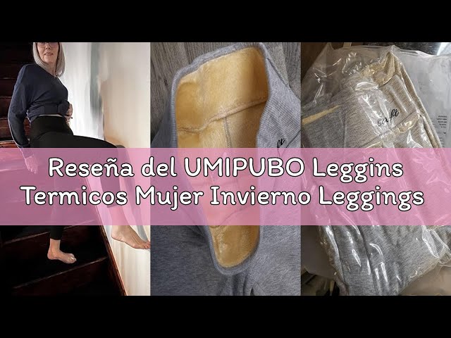 Vídeo relacionado con Leggins Termicos Mujer Invierno Pantalones Algodon con Forro Ropa Vientre con Felpa Leggings Polares Deporte Térmicos Leggins Mujer Invierno Blanco S