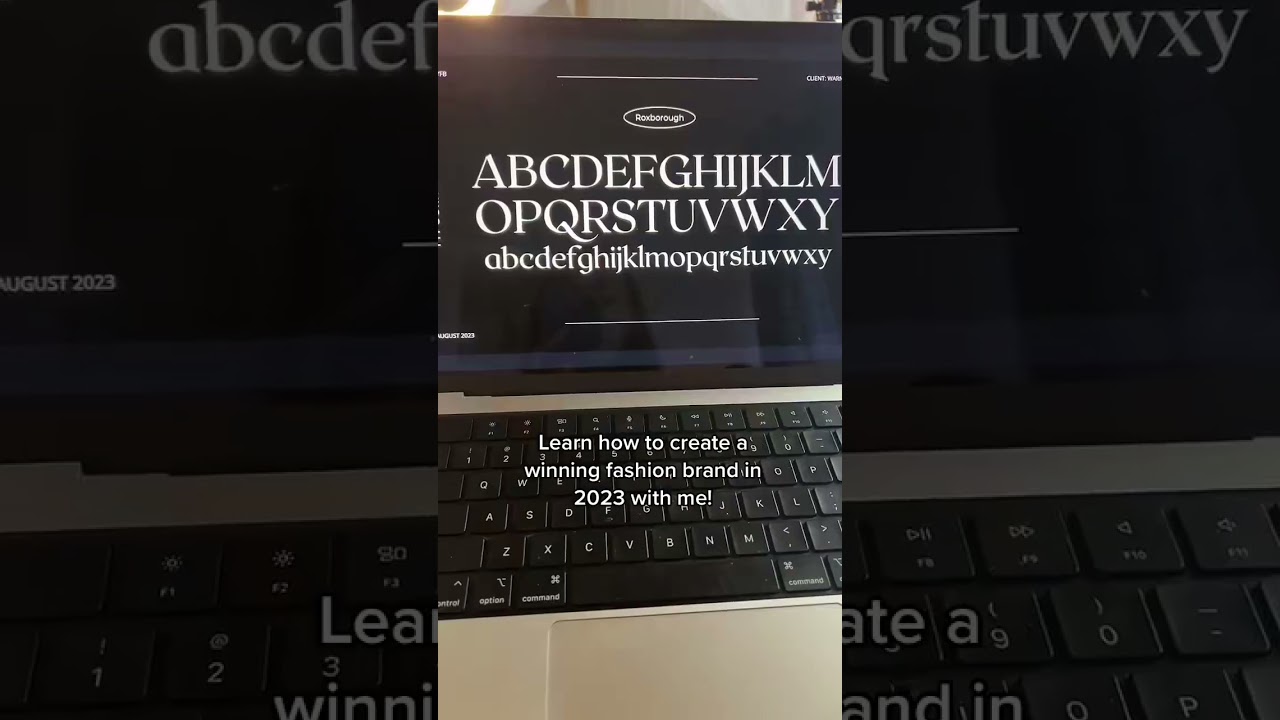 Check out @startyourfashionbusiness join my free training! You will also get a brand guide template