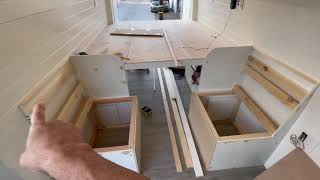 Van Build | Building a bed frame and seats