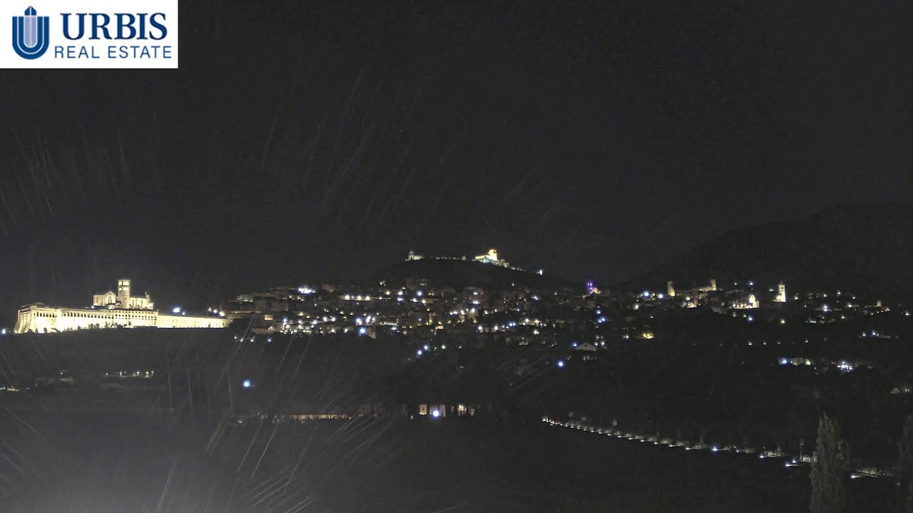 Live webcam view of Panorámica de Asís en la Colina