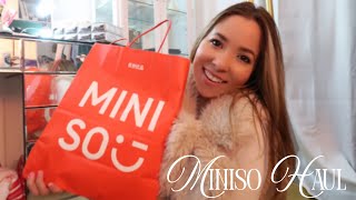 HUGE MINISO HAUL | Travel, haircare, makeup, lip balms, stationery, etc.