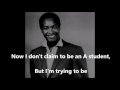Wonderful World  SAM COOKE (with lyrics)