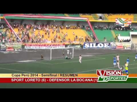 Sport Loreto (6) vs Defensor La Bocana (1) - Resumen y Entrevistas, Copa Perú 2014 - Semifinal