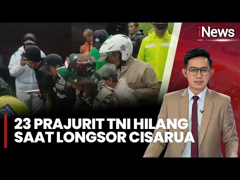 Puluhan Prajurit TNI Diduga Tertimbun Longsor di Cisarua Bandung Barat |iNews Pagi (26/01)
