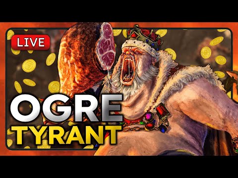 Greasus Goldtooth the Fattest Ogre Tyrant - Total war Warhammer 3