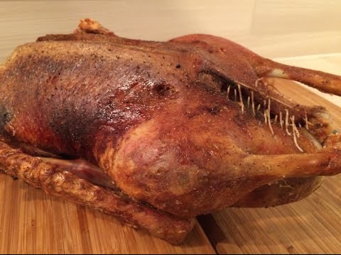 Gefüllte 4 kg Gans vom Grill - Martinsgans, Weihnachtsgans