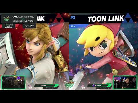 Game Lab Smash #102 Scizor (Link) VS Maruko (Toon Link)