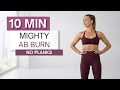10 Min MIGHTY AB BURN WORKOUT No Planks Intense With Modifications Provided