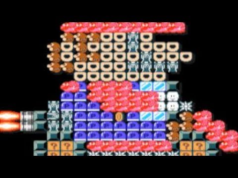 Mario Kart Canyon for Gamerfreak by ExpDruid - Super Mario Maker - No Commentary 1bo