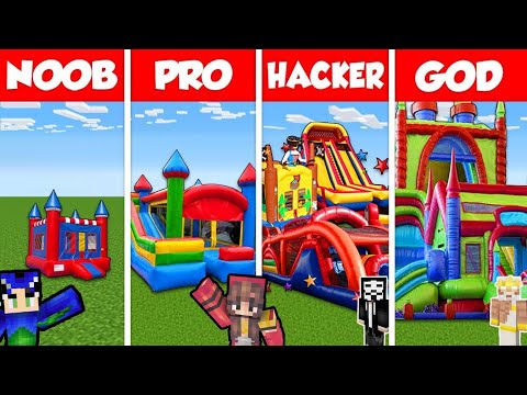 NOOB vs HACKER: I CHEATED in a Build Challenge 😂 ft. 