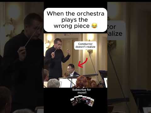 The Orchestra plays the WRONG piece!?