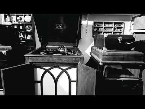 Girl Of My Dreams. Gene Austin. HMV 78rpm Record from 1928. His Masters Voice 156 Gramophone