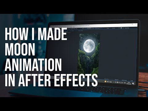 Glowing Moon Loop Animation in After Effects | Tutorial