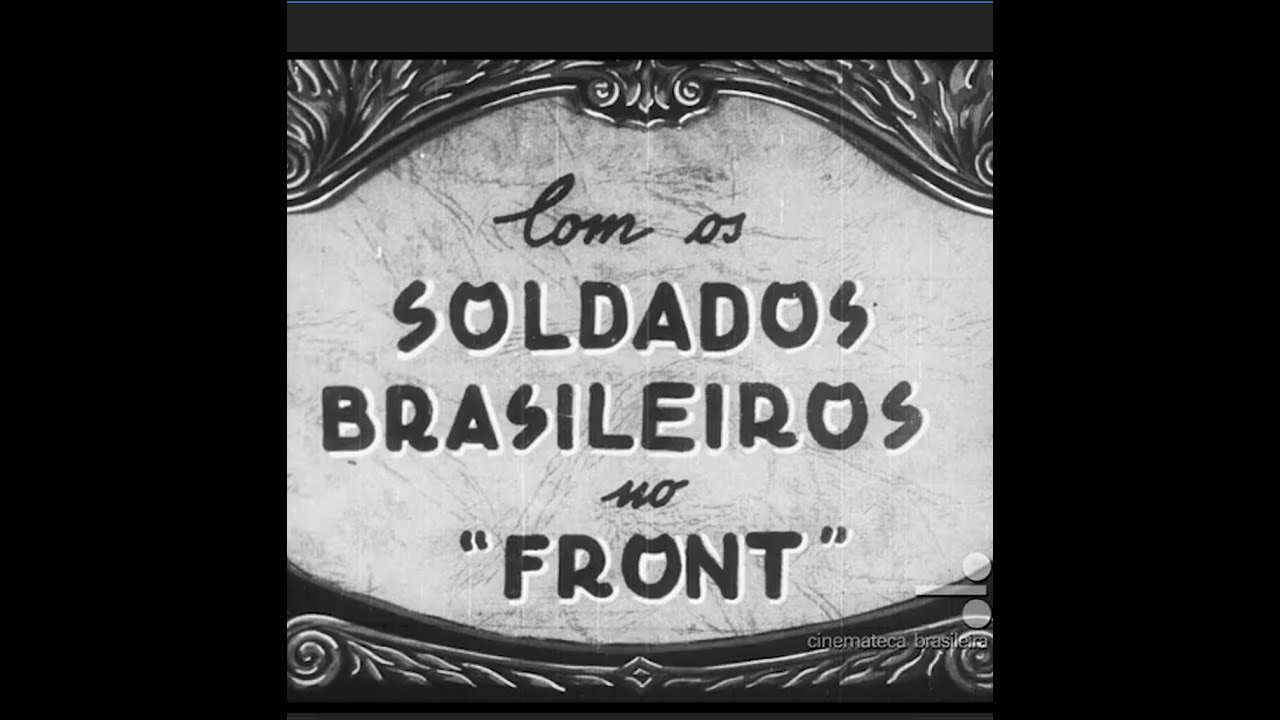 COM OS SOLDADOS BRASILEIROS NO "FRONT".